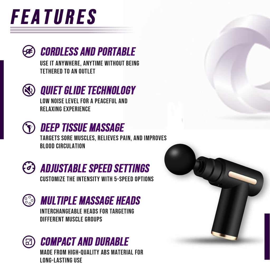 Quiet Glide Muscle Massage Gun